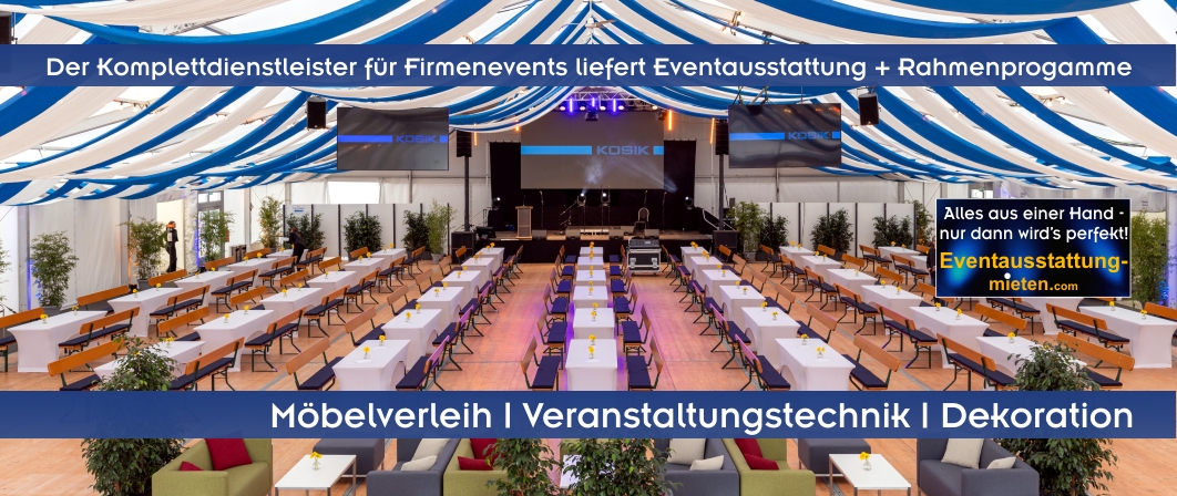 Möbelverleih Starnberg, Eventagentur Starnberg, Zeltverleih Starnberg, Catering Starnberg